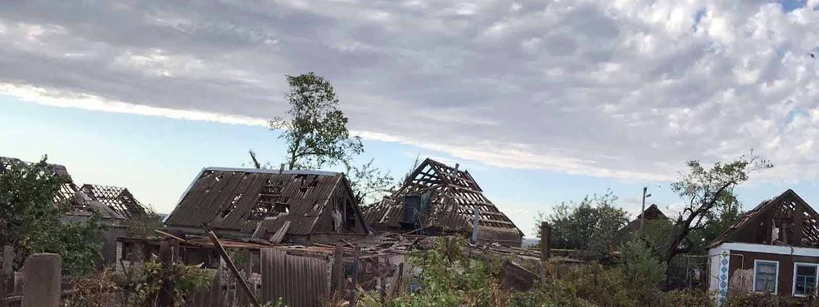 Мешканцю Олександрівки допомогли зафіксувати знищення його будинку