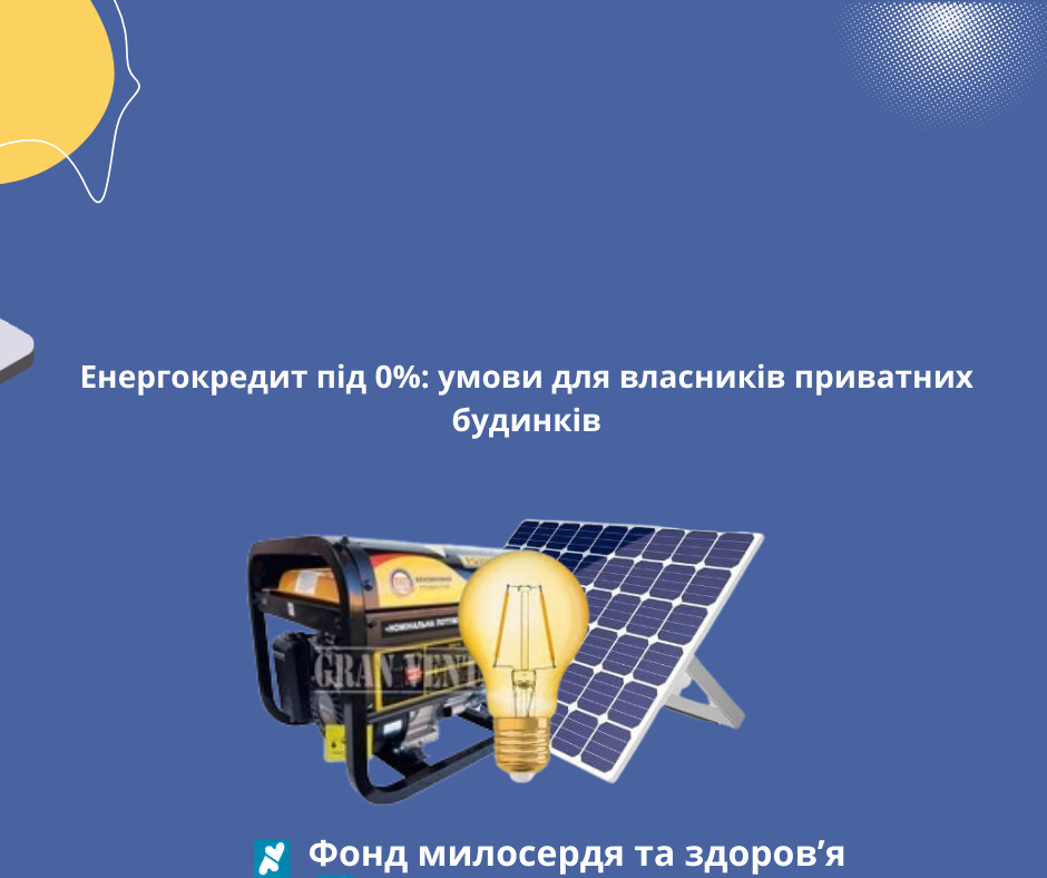 Енергокредит під 0%: умови для власників приватних будинків