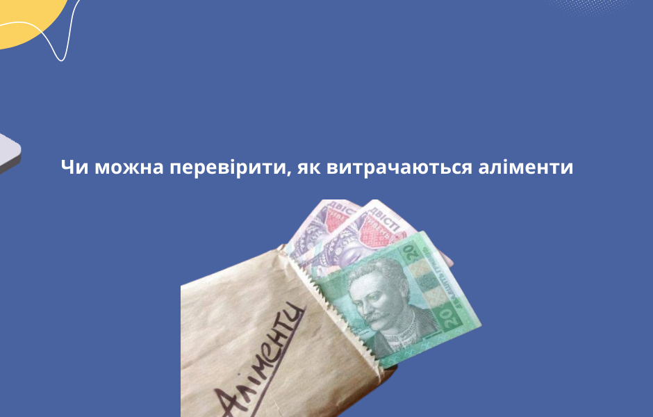 Чи можна перевірити, як витрачаються аліменти