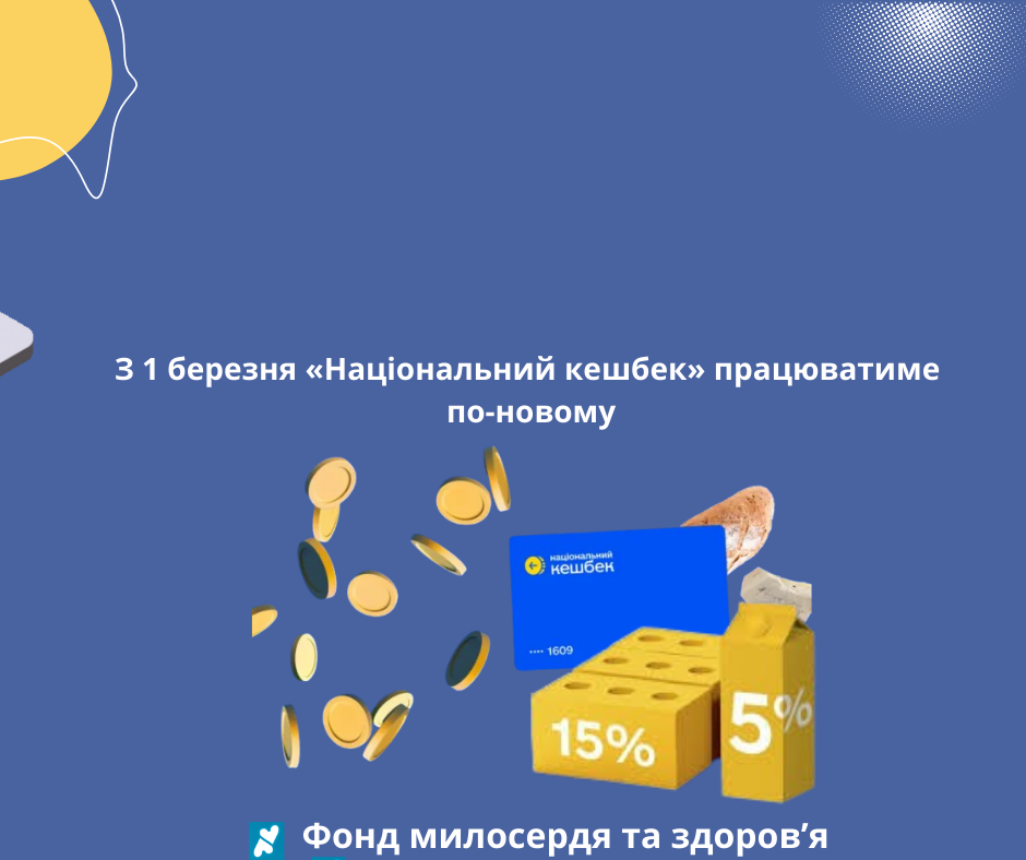 З 1 березня «Національний кешбек» працюватиме по-новому